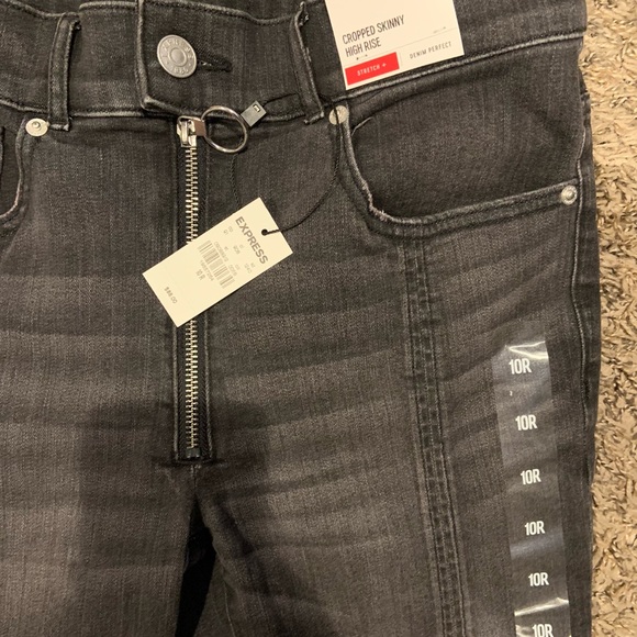 Gray Ankle Jeans - Picture 2 of 4